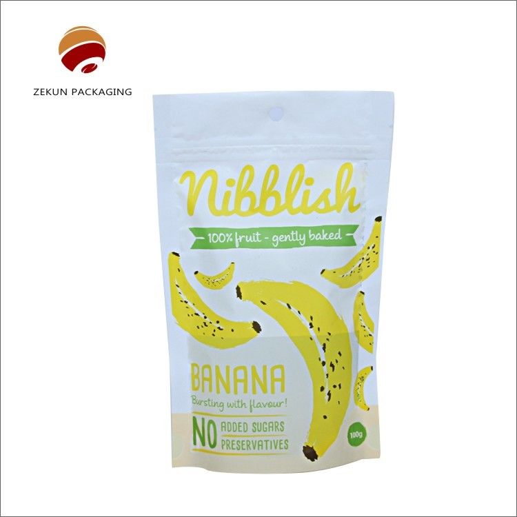 Custom Design Standby Zipper Tasche Verpackung CMYK Farbe für Frische
