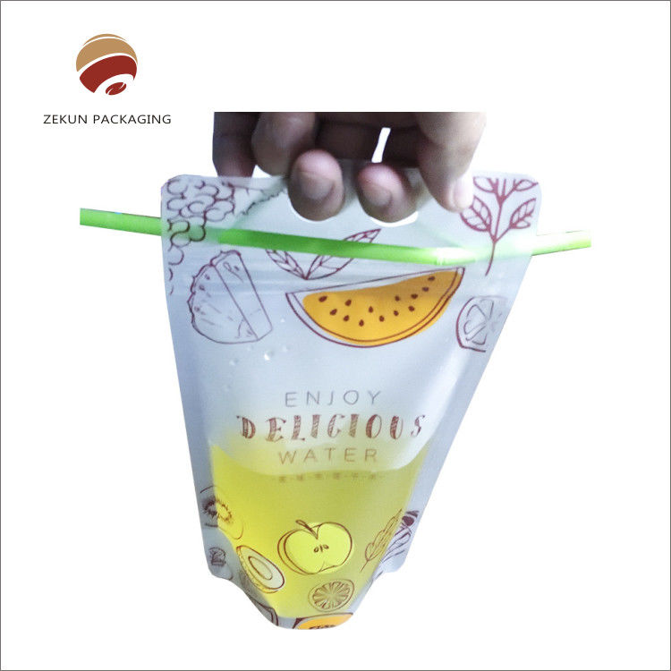 Mehrfarbige PE-Flexible Verpackung Stand-up-Pocket angepasstes Logo