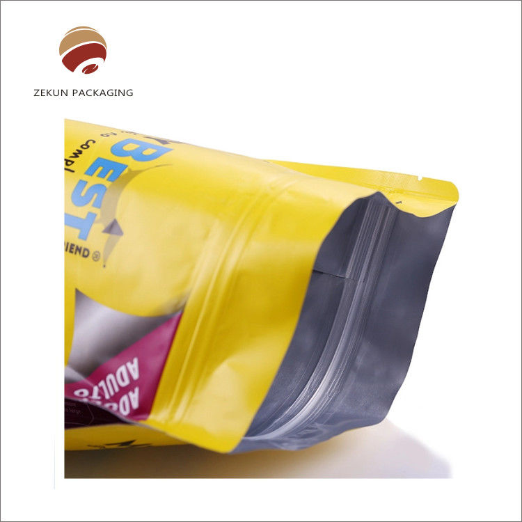 Spezialisierte Lebensmittel-Stand-up-Taschen PET-Verpackungstüten mit Hitzesiegel Zipper Logo-Druck
