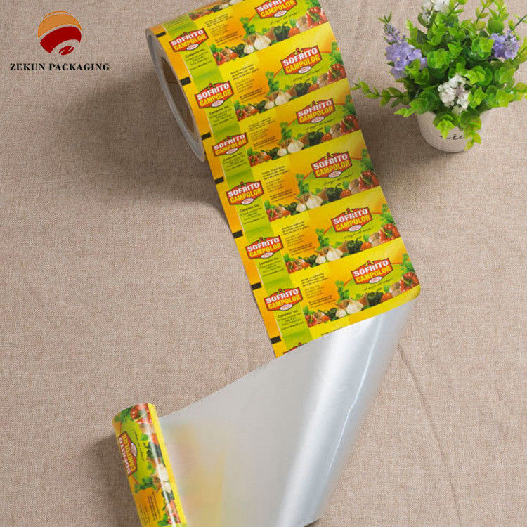 Speziell gedruckte flexible Verpackungsrollenfilm mit matt oder glänzender Oberfläche für verschiedene Kapazitäten