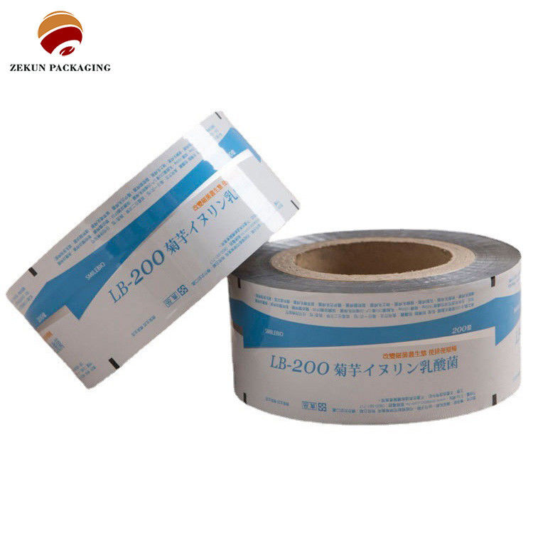 Flexible Rollenfilm mit Zipschluss und Hangloch