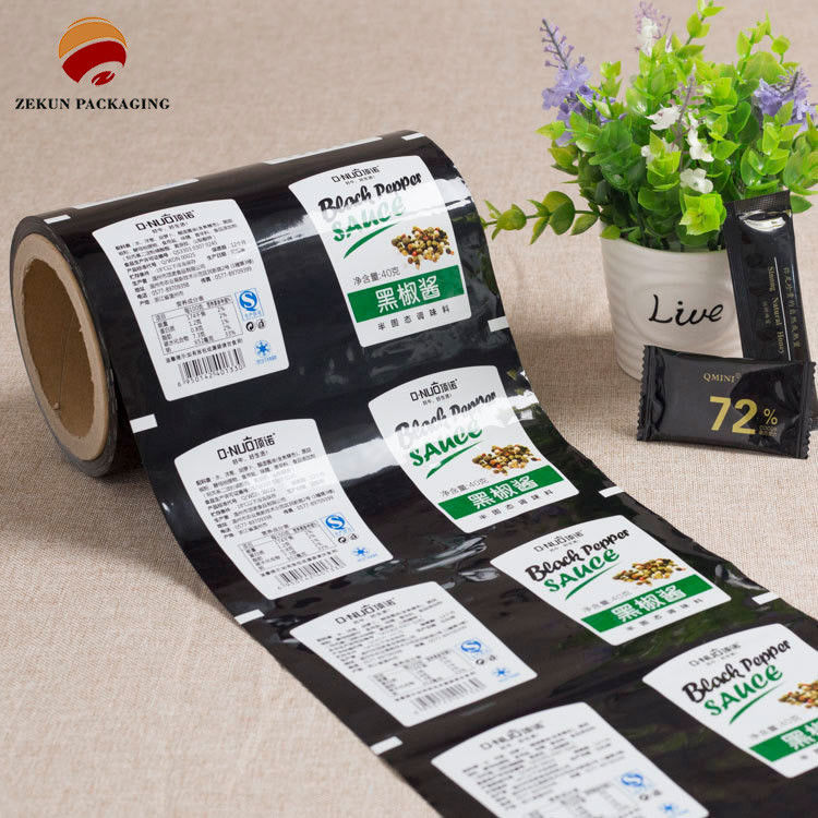 Maßgeschneiderte umweltfreundliche Verpackungsfolie und Druck auf der Grundlage des Kundendesigns für Verpackungen
