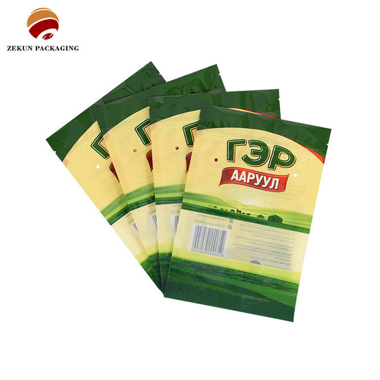Custom CMYK/PANTON gedruckte Lebensmittelverpackungstüte mit feuchtigkeitsdichtem PET/PE Snackbeutel