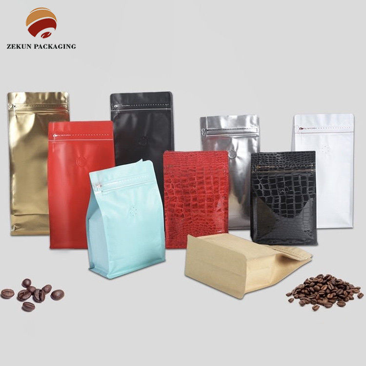 Anpassungsfähige Kapazität 1000g Umweltfreundliche Kaffeebeutel Farbdruck