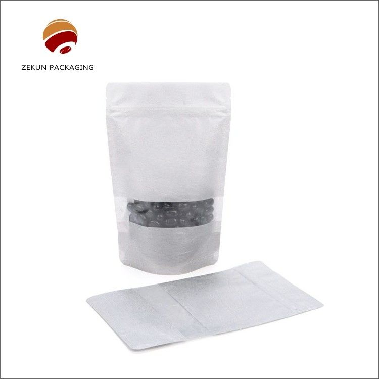 Ökofreundliche Kraftpapiertüte mit Gravur-Druck Matte Oberflächen Lebensmittelverpackung 200g - 5kgs