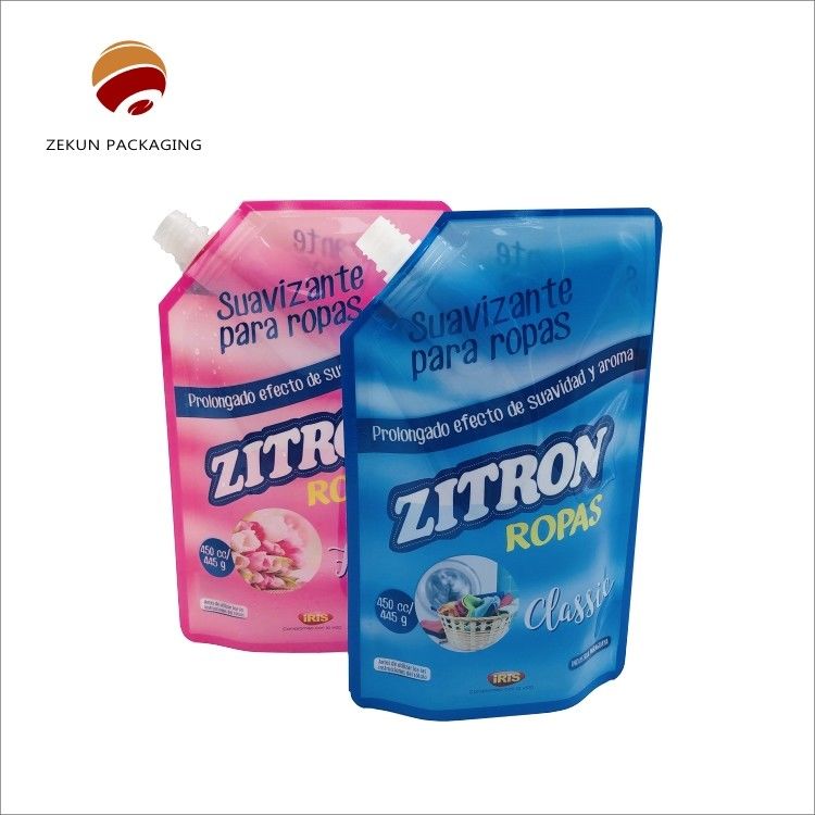 Personalisierte Eco-Friendly Stand Up Spout Bag Custom Logo CMYK Farben