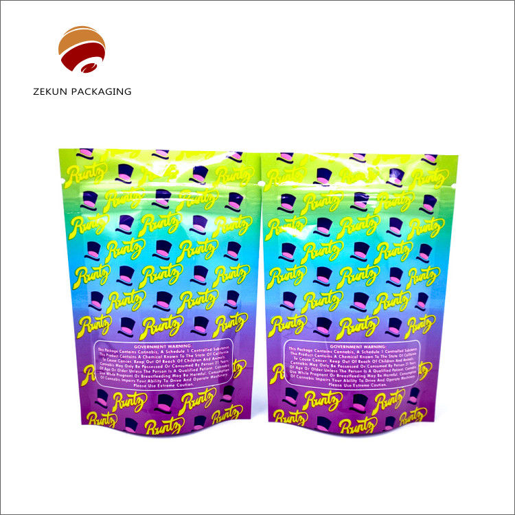 Rastfestigkeit flexibler Verpackungsbeutel CMYK/PANTON Farbe
