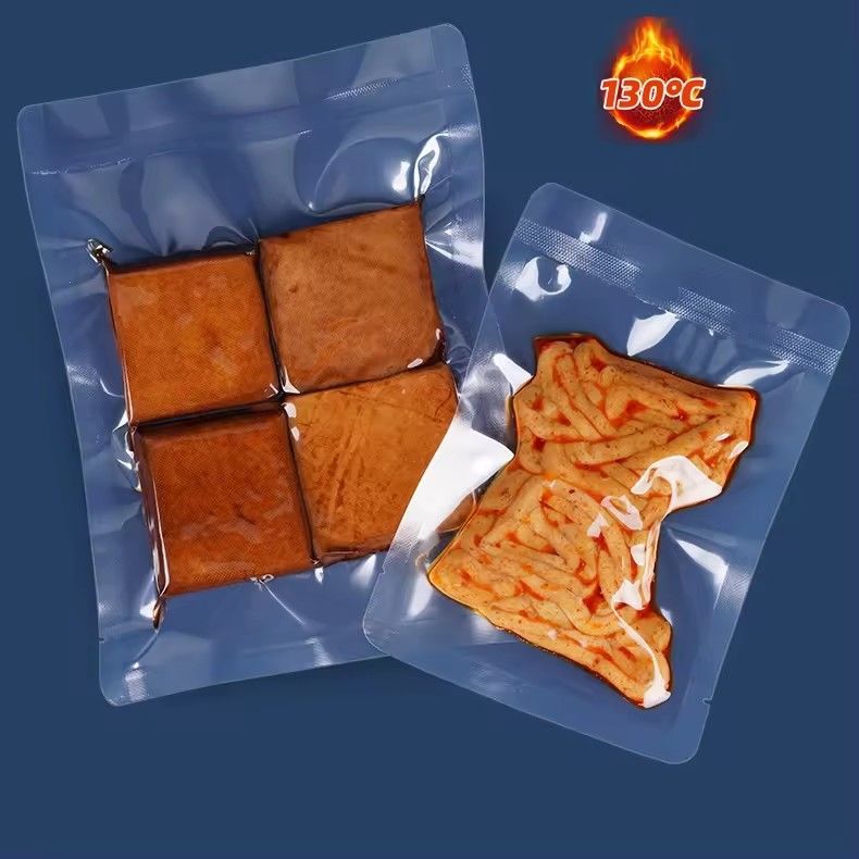 Tränenbeständigkeit Pa/Pe 3 Seiten durchsichtige Vakuumtasche für Lebensmittelverpackungen