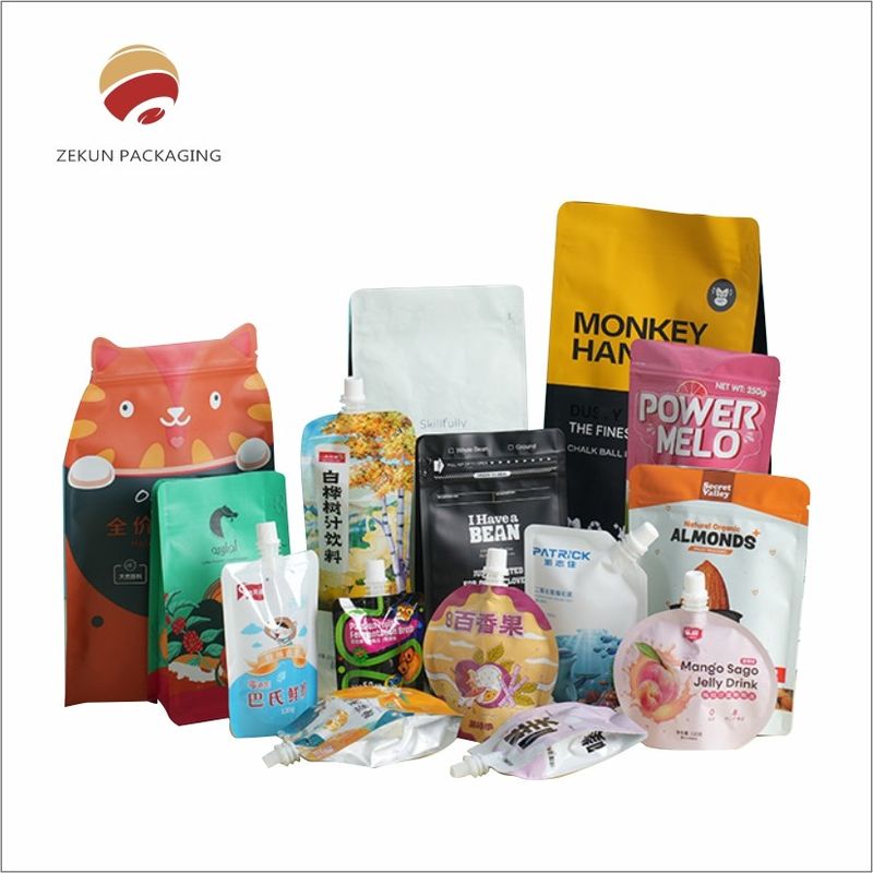 Personalisierte Design Snack Verpackungstüte lebendige CMYK Farben Schutzabschluss