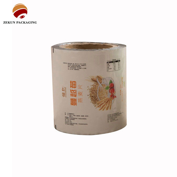 Gravure Druck Pet/Al/Pe Lebensmittelverpackung Roll Film Farbiges Design Verschiedene Kapazitäten