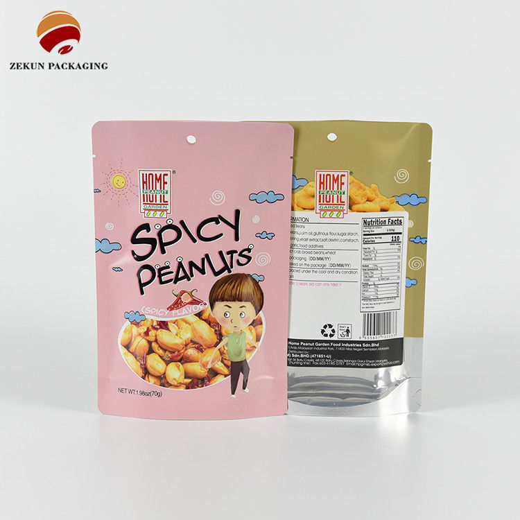Pet/Al/Pe kundenspezifische Lebensmittelverpackungstüte Cmyk Farbdesign Geruchssicher