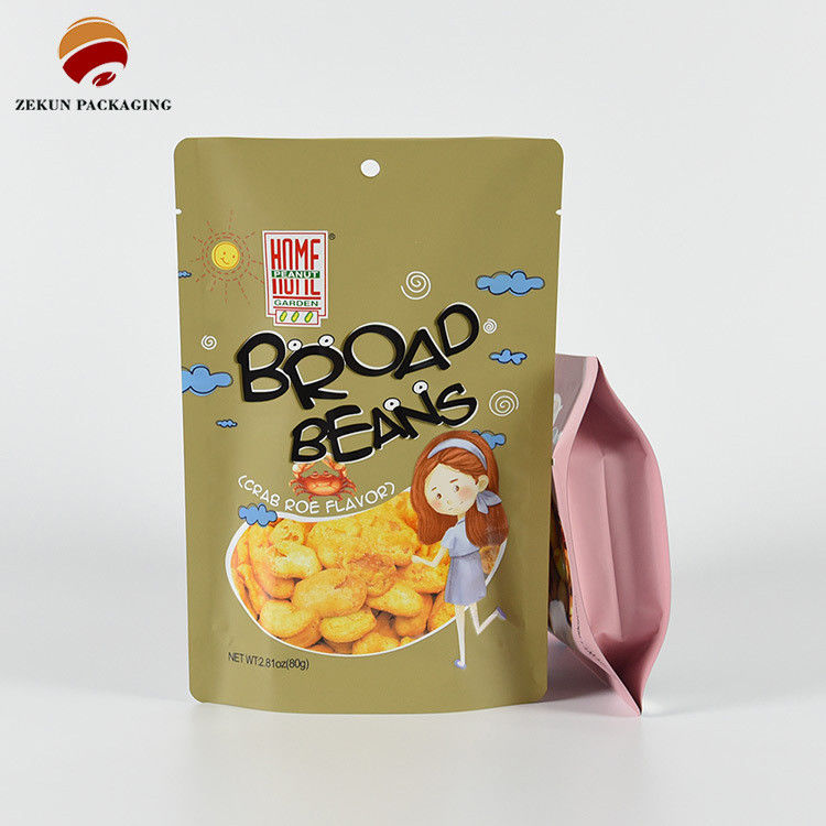 Pet/Al/Pe kundenspezifische Lebensmittelverpackungstüte Cmyk Farbdesign Geruchssicher