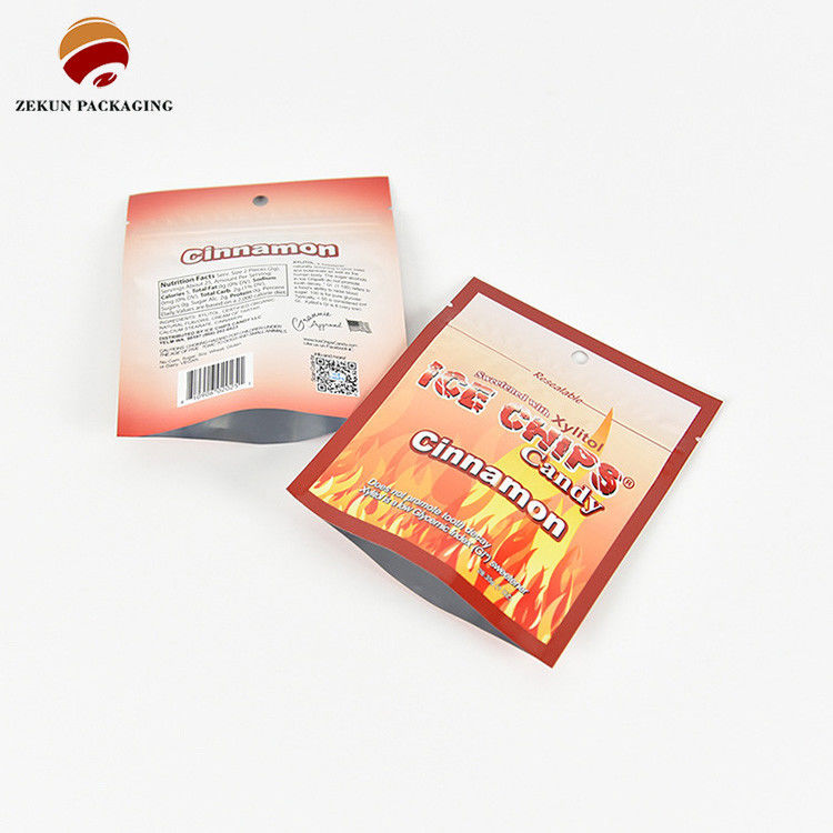 ISO/SGS Matte Glanzveredelung Ziplock Lebensmittelverpackungstüte Cmyk Farbpalette