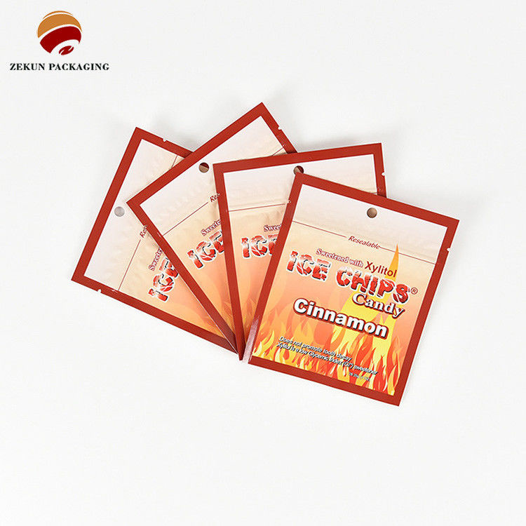 ISO/SGS Matte Glanzveredelung Ziplock Lebensmittelverpackungstüte Cmyk Farbpalette