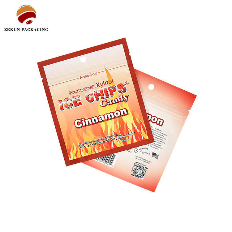 ISO/SGS Matte Glanzveredelung Ziplock Lebensmittelverpackungstüte Cmyk Farbpalette