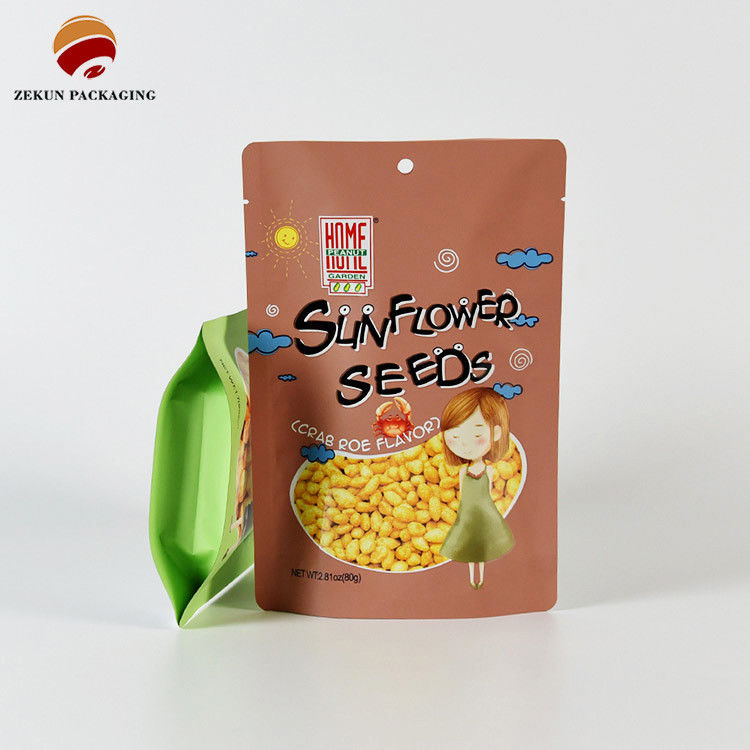 Feuchtigkeitsdichte Lebensmittelverpackung für Snacks PET/PE-Gravur bis zu 10 Farben gedruckt