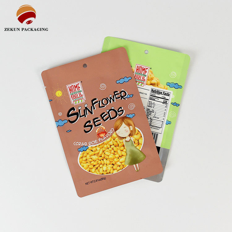 Feuchtigkeitsdichte Lebensmittelverpackung für Snacks PET/PE-Gravur bis zu 10 Farben gedruckt