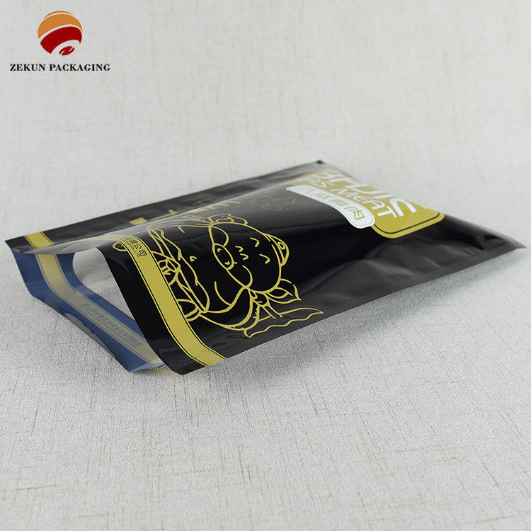 Lebensmittelverpackungsbeutel mit anpassbarer Dicke und Stand-up-Design